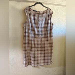 Leo Costa plaid dress